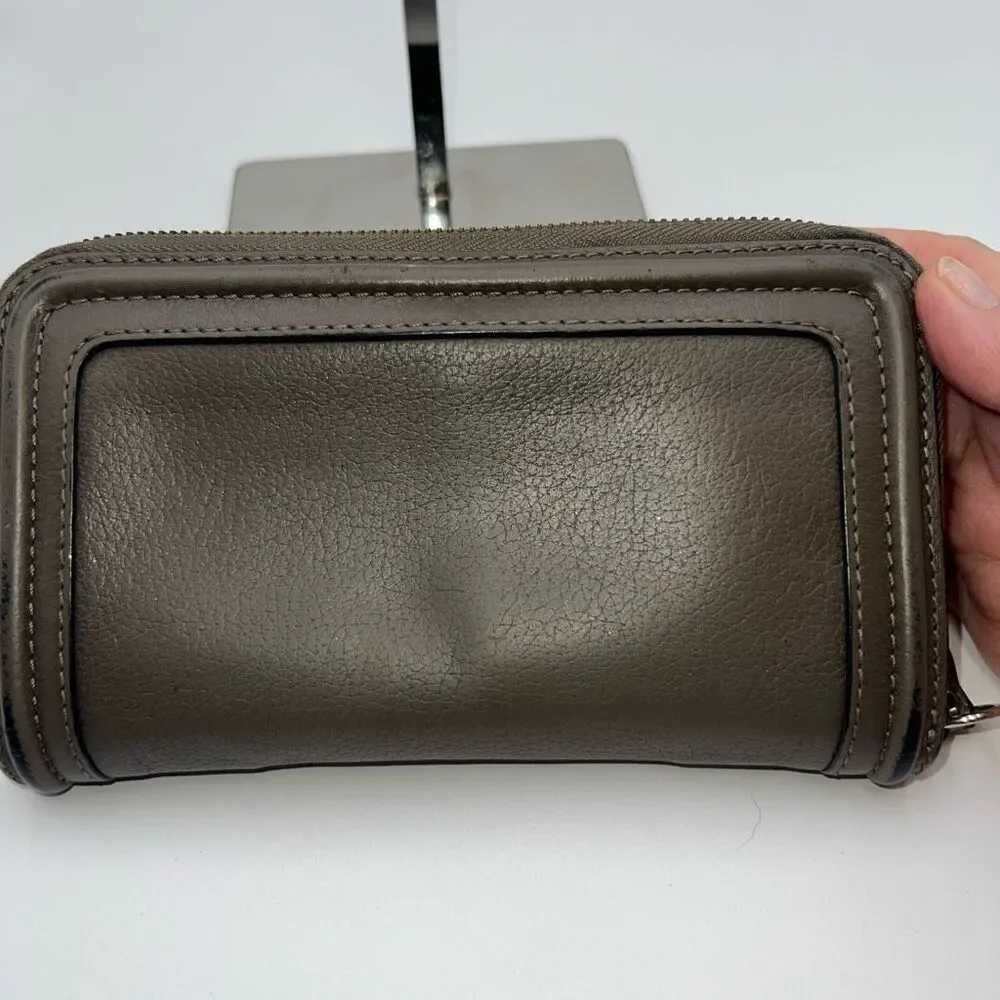 Chloe Rock Calfskin Party Long Zip Wallet with FULL INCLUSION